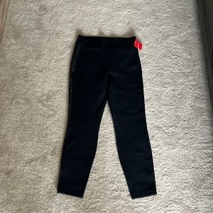 Sequin side, Spanx, pants and black